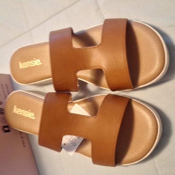 kenzie Shoes - Ladies kinsie Elena congac flats